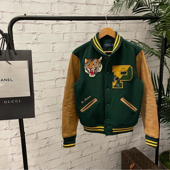 Polo Ralph Lauren Other - Polo Ralph Lauren Tiger Letterman Jacket